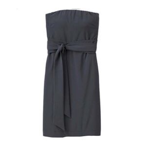 Athleta strapless go anywhere dress with side tie